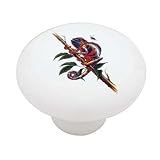 Chameleon Decorative High Gloss Ceramic Drawer Knob