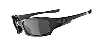 Oakley FIVES SQUARED Polished Black/Grey Sunglasses (Polished Black,Grey)