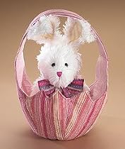 Boyds Easter Rabbit with Fabric Basket Eggbert #904731