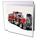 Dump Truck Greeting Card is measuring 5.5w x 5.5h. Greeting Cards are sold in sets of 6 or 12. Give these fun cards to your frieds and family as gift cards, thank you notes, invitations or for any other occasion. Greeting Cards are blank inside and come with white envelopes.