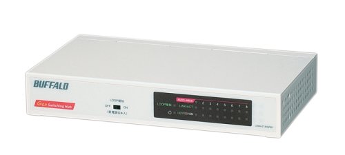 BUFFALO Giga対応 スイッチングHub ホワイト LSW4-GT-8NS/WH