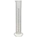 CapitolBrand Polypropylene Class B Graduated Cylinder with Molded Graduations