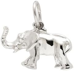 Rembrandt Charms, Elephant, .925 Sterling Silver