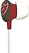 iHip NFF10200TBB NFL Tampa Bay Buccaneers Mini Ear Buds, Red/Black