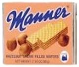 Manner Hazelnut Wafer, 2.54-Ounce (Pack of 12)