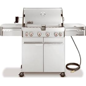 Weber 2840001 Summit S-470 Grill, Natural Gas, Stainless Steel