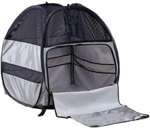 Silver Pet Tent Shelter For Dogs / Cats Pets On Beach, Camping or Traveling--32" x 32" x 32"