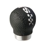 Leather Gear Knob ravenna Black With rs Logo