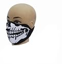 Biker Motorrad Kart Halloween Helloween Maske Sturmhaube Sturmmaske Balaclava Totenkopf Karneval Ski