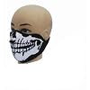 Biker Motorrad Kart Halloween Helloween Maske Sturmhaube Sturmmaske Balaclava Totenkopf Karneval Ski