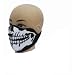 Biker Motorrad Kart Halloween Helloween Maske Sturmhaube Sturmmaske Balaclava Totenkopf Karneval Ski
