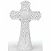 Inspirational White Cross Cake Topper for Wedding, Baptism, At the start Communion or Other Religious Events