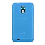 Blue Translucent Flexible TPU Case for Samsung Galaxy S II Epic 4G Touch (S ....