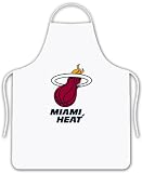Best Quality Accessories Apron - Miami Heat NBA /Color White Size 26 X 30