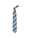 Kenzo Blue Variegated Lines Woven Silk Tie