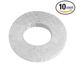 Fiberglass Washer, ANSI, #8, 0.188" ID, 0.5" OD, 0.04" Thick (Pack of 10)