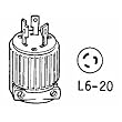 Cooper Wiring L620PBOX Heavy-Duty Locking Plug