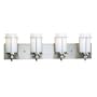 Four-Light Cylindrical Bathroom Fixture from Destination Lighting