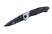 Puma TEC one Hand Knife, AISI 420, complete Steel, black, Clip