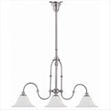 Crystorama Cortland 5689-SN Large Round (28H x 38W) 3 Light