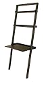 FTS - Desk with -2- Shelves Black Finish 136-107-12