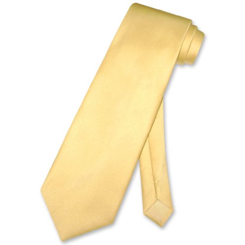 NeckTie Solid GOLD Color Classic Men's Neck Tie