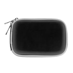 Premium Digital Camera Zipper Eva Pouch Carrying black Case for Nikon COOLPIX S01, L26, COOLPIX S3300, COOLPIX S4300, COOLPIX S6300, COOLPIX S6200, COOLPIX L24, COOLPIX S3100, COOLPIX S4100, COOLPIX S6100, COOLPIX S80, COOLPIX S5100, CoolPix S8000, CoolPix S6000, CoolPix S4000, CoolPix S3000, CoolPi