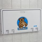 Facility Baby Changing Station - color: White Granite, style: Horizontal
