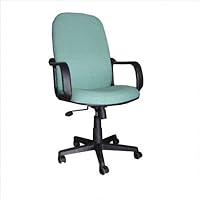 Innovex C1057F70 Ergonomic High Back Task Chair with Arms in Green Fabric