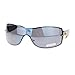 Womens Elegant Rimless Shield Warp Luxury Designer Sunglasses