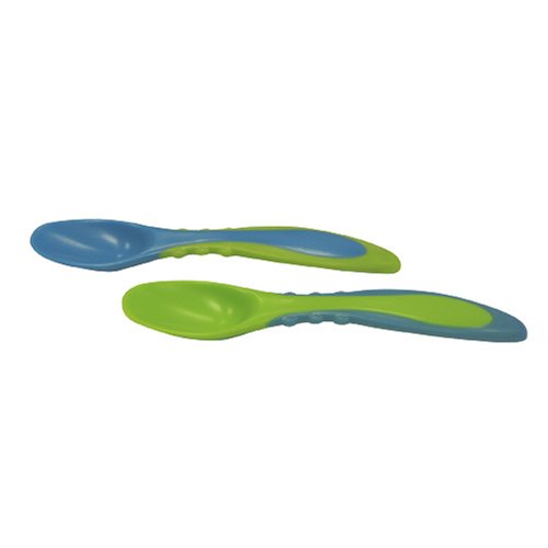 Childrens Toyshop  Toys : Tommee Tippee 8 Feeding Spoons Blue & Green