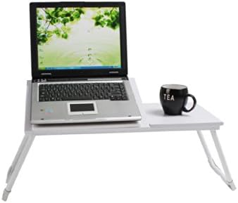Vecelo Portable Folding Notebook Laptop Computer Desk, Laptop Bed Table Desk