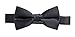 Sportoli® Men's Boys and Baby Adjustable Solid Color Satin Pre-tied Tux Bow Tie