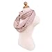 Premium Striped Glitter Infinity Loop Fashion Scarf, Blush