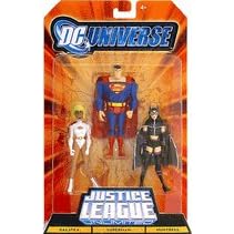 DC Universe 3 Pack: Galatea, Superman, Huntress