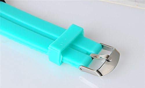 CFashion Geneva Torques Silicon Strap Watch with Torques Case Black Dial 3 Buttons Blue