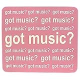 MOUSE PAD GOT MUSIC PINK RECTANGLE