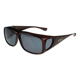 Fitovers Eyewear Sunglasses - Rhombus Frame: Tortoise Lens: Amber Polarized [Size: A:62 B:45 ED:67]