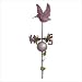 Outdoor Living : Antiqued-finish Hummingbird Weathervane With Gazing Ball