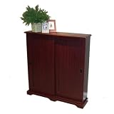 Buy 4D Concepts Sliding Door Multimedia Stand, Cherry by 4D Concepts