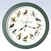 Audubon Singing Bird Clock - 13" Green