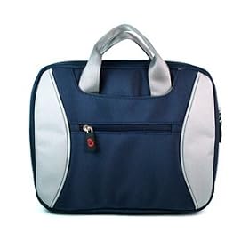 Sacoche de transport � double ton pour Apple MacBook 13.3 pouces (33,78 cm) et autres ordinateurs portable de 13 pouces (33,02 cm) (Bleu Argent�)