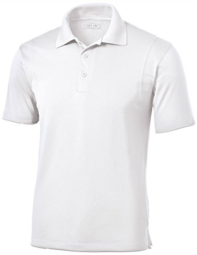 Joe's USA(tm) Mens Moisture Wicking Micropique Golf Polos-L