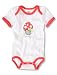 F�r kleine Gl�ckspilze! Mit weit zu �ffnendem Halsausschnitt und Druckkn�pfen im Schritt f�r 
angenehmen Tragekomfort. In Feinrippqualit�t. Ohne Seitenn�hte! Material: 100% Baumwolle Farbe: wei� 
60�C-W�sche Trocknergeeignet �ko-Tex Standard 100 Pr�f-Nr. 93 0 3465 FI Hohenstein...