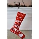 Love Love Love Christmas Stocking