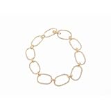 Pave Diamond Rose Gold Link Bracelet by Irene Neuwirth
