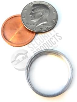 Cold War Spy Coin - Authentic 50 Cent Piece Hollowed Out Secret Compartment with EZ Ring Opener - US Mint Half Dollar Cold War Spy Coin - Fits Micro SD Card Easily!