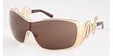 DOLCE & GABBANA D&G 6019 02/73 GOLD METAL SUNGLASSES