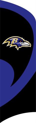NFL Baltimore Ravens Tall Team Flags