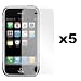 EMPIRE 5-Pack LCD Screen Protector with Lint Cleaning Cloth for Apple iPhone 3G 8GB 16GB [EMPIRE Packaging]
